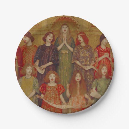 Alleluia (van Thomas Cooper Gotch) Papieren Bordje (Voorkant)