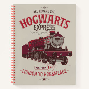 Allemaal aan boord van de Hogwarts Express Notitieboek