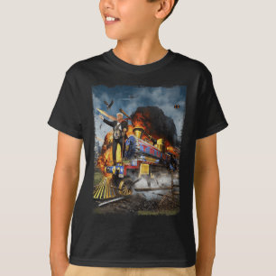 Allemaal aan boord van de Trump Train Grappige Don T-shirt
