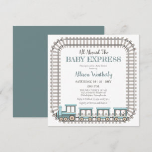 Allemaal aan boord van het Baby Express Train Boy  Kaart