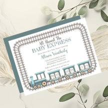 Allemaal aan boord van het Baby Express Train Boy 