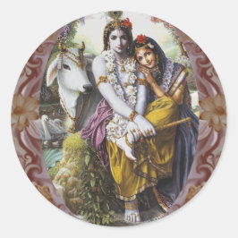 Allemaal aantrekkelijk koppel ronde sticker