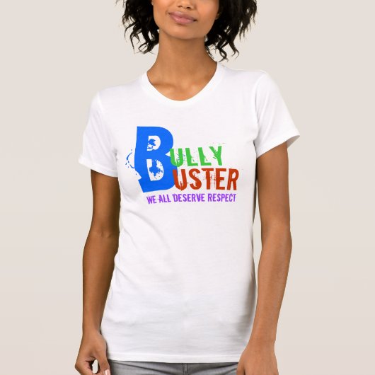 ALLEMAAL BUSTER DAT WIJ ALLEMAAL RESPECT WENSEN T-SHIRT (Voorkant)