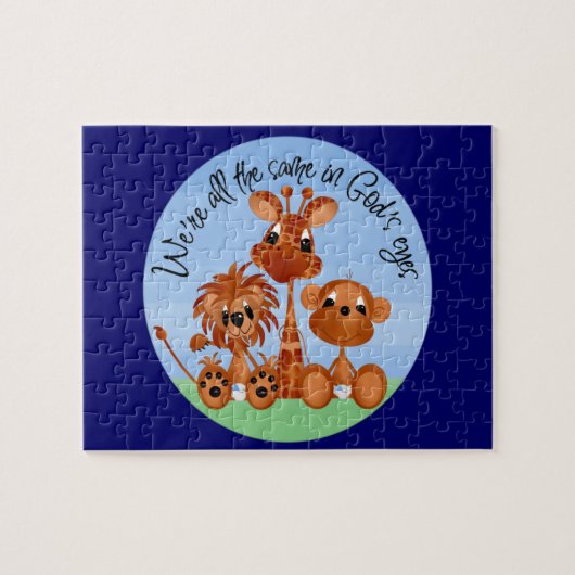 Allemaal dezelfde puzzel legpuzzel (Horizontaal)