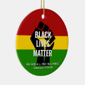 ALLEMAAL ÉÉN IN CHRIST | ZWARTE LEVENS KERAMISCH ORNAMENT (Rechts)