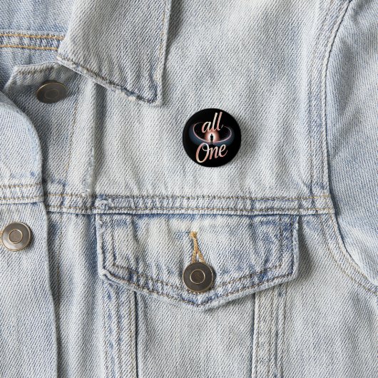 Allemaal één ronde button 3,2 cm (In situ)