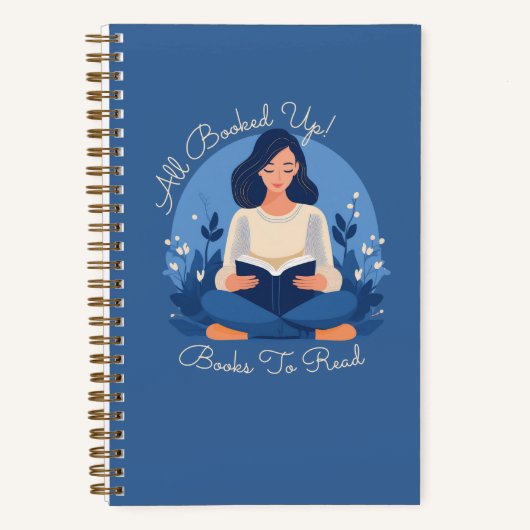 "Allemaal geboekt!" Boeken om Notitieboek te lezen (Voorkant)