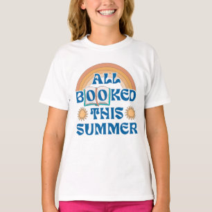 Allemaal Geboekt Deze Zomer – Schattig Zomerleesbo T-shirt