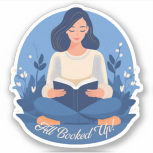 "Allemaal geboekt!" Leesjournaal Sticker