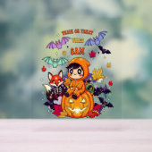 Allemaal geboekt voor Halloween  Leraar Geest Acryl Bord (Neutraal)