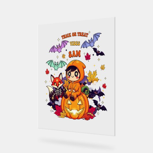 Allemaal geboekt voor Halloween  Leraar Geest Acryl Bord (Hoek)