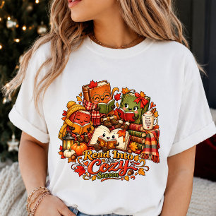 Allemaal geboekt voor herfst grap T-shirt ontwerp