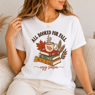 Allemaal geboekt voor herfst pompoen koffie lezer Tri-Blend shirt