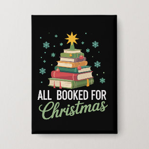 Allemaal geboekt voor kerstboom boeken leraar Kers Button