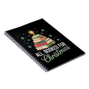 Allemaal geboekt voor kerstboom boeken leraar Kers Notitieboek