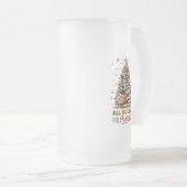 Allemaal geboekt voor Kerstmis Matglas Bierpul (Voorkant rechts)