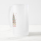 Allemaal geboekt voor Kerstmis Matglas Bierpul (Voorkant links)