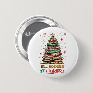 Allemaal geboekt voor Kerstmis Ronde Button 5,7 Cm