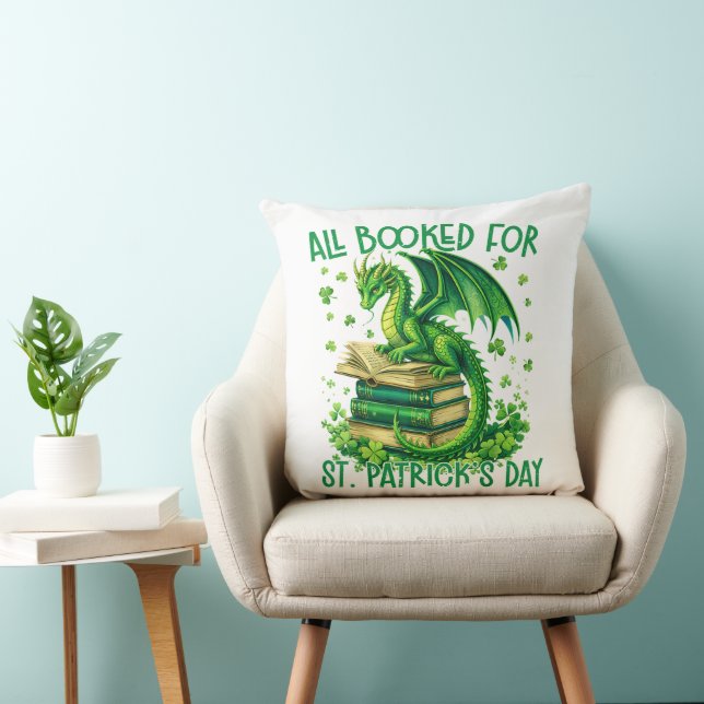 Allemaal geboekt voor St. Patrick's Day Kussen (Stoel)