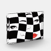 Allemaal gemengde sculpturen fotoblokken (Links)