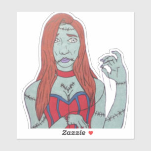 Allemaal gestikt sticker