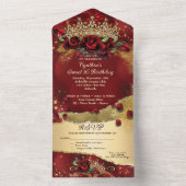 ALLEMAAL IN ÉÉN Sweet 16 Uitnodiging van de Gebeur (Binnen)