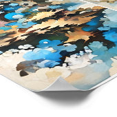 Allemaal natuurlijk Abstract Poster (Hoek)