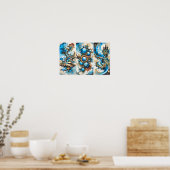 Allemaal natuurlijk Abstract Poster (Keuken)