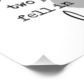 allemaal omdat twee mensen verliefd werden op mode foto afdruk (Hoek)