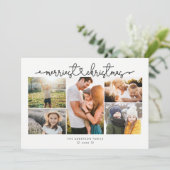 ALLEMAAL PRETIGELE KERST MISCHEN Moderne Script Fo Feestdagenkaart (Staand voorkant)