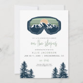 ALLEMAAL Sneeuwsporten Berg Ski Bachelorette-feest Kaart (Voorkant)