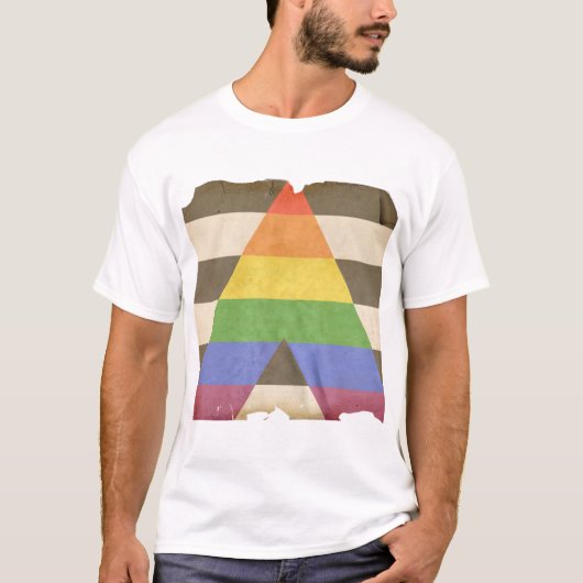 ALLEMAAL STRAIGHT T-SHIRT (Voorkant)