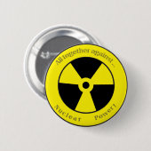 Allemaal tegen ... Kernenergie! Ronde Button 5,7 Cm (Voorkant /achterkant)