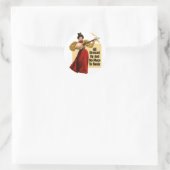 Allemaal verklede Sticker (Tas)