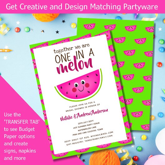 Allemaal Verliefd! Grappige Zomer Meloen Bruidsfee