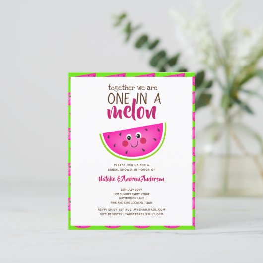 Allemaal Verliefd! Grappige Zomer Meloen Bruidsfee (Staand voorkant)