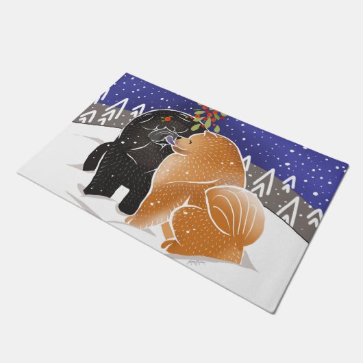 ALLEMAAL WIL IK XMAS Chow doorma 2 maten Deurmat (Schuin)