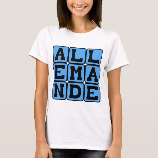 Allemande, Barokdans T-shirt (Voorkant)