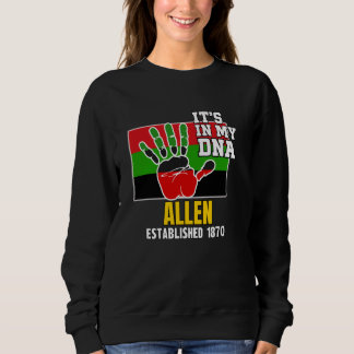 Allen, AU, Rood, Zwart en Groen HBCU Trui