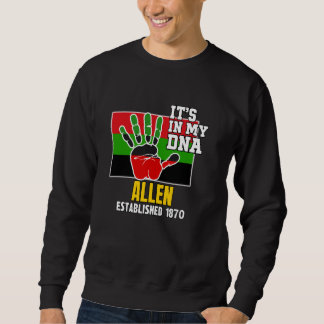 Allen, AU, Rood, Zwart en Groen HBCU Trui