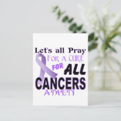 Allen bidden voor een Kleding van de Voorlichting Briefkaart (Staand voorkant)