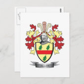 Allen Coat of Arms Briefkaart (Voorkant / Achterkant)