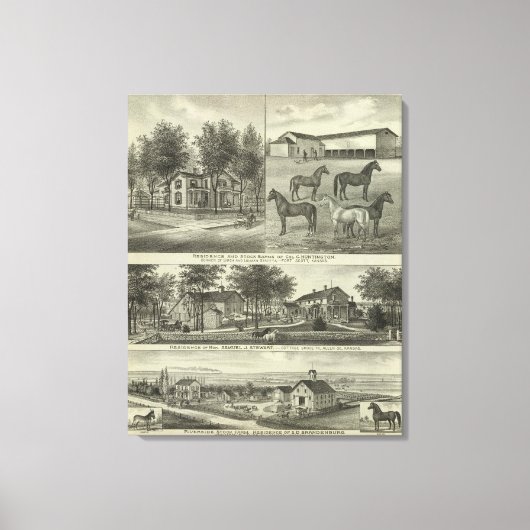 Allen County, Kansas Canvas Afdruk (Voorkant)