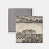 Allen County, Kansas Magneet (Voorkant / Achterkant)