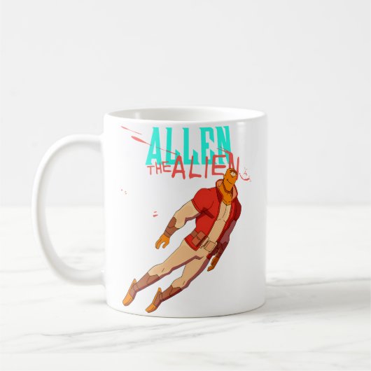 Allen De Onoverwinnelijke Alien Koffiemok (Links)