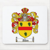 ALLEN FAMILIE CREST - ALLEN WAPENKAT MUISMAT (Voorkant)