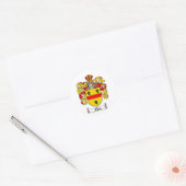 ALLEN FAMILY CREST - ALLEN WAPEN RONDE STICKER (Envelop)