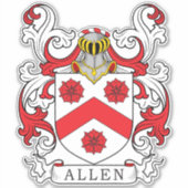Allen Family Crest Sticker (Voorkant)