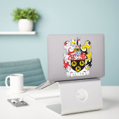 Allen Family Crest Sticker (Laptop op bureau)