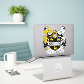 Allen Family Crest Sticker (Laptop op bureau)
